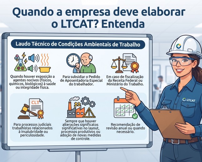 Quando a empresa deve elaborar o LTCAT? Entenda