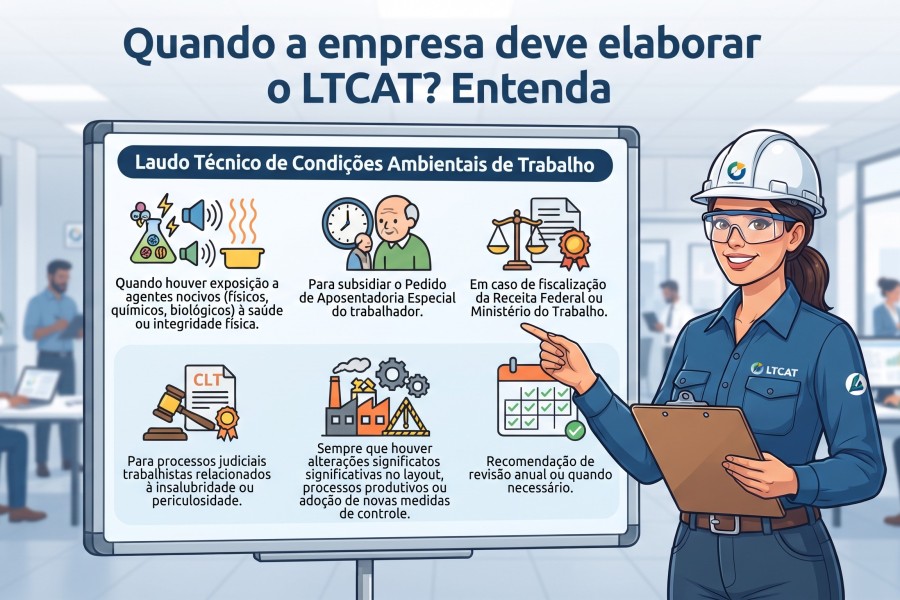 Quando a empresa deve elaborar o LTCAT? Entenda